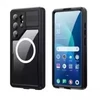 Oem Dėklas na Samsung S26 ULTRA wodoodporne Shellbox Mars su metalowym ringiem juoda
