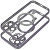 Dėklas Oem Case for iPhone 13 Electro Mag Cover compatible with MagSafe juodas
