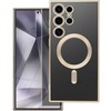 Oem ELECTRO MAG COVER dėklas suderinamas su MagSafe skirtas Samsung Galaxy S24 FE aukso spalvos