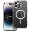 Dėklas Oem Case for iPhone 14 PRO MAX Electro Mag Cover compatible with MagSafe sidabrinis