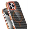 Oem Futerał do Xiaomi Redmi A5 ( 173.45 x 79.35 x 8.45 ) Fiber zgodny su MagSafe oranžinė