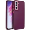 Oem FRAME dėklas skirtas Samsung Galaxy S21 FE violetinės spalvos