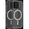 Oem Originalus „iPhone 15 PLUS“ dėklas, suderinamas su „MagSafe“ permatomu, sušalusio stiklo apvalkalu.
