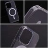 4Kom Oem FROST MAG COVER dėklas suderinamas su MagSafe skirtas Samsung Galaxy S25 Edge skaidrus