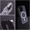 Oem FROST MAG COVER dėklas suderinamas su MagSafe skirtas Samsung Galaxy S25 Edge skaidrus