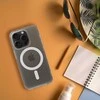 Oem FROST MAG COVER dėklas suderinamas su MagSafe skirtas Samsung Galaxy S24 Plus skaidrus