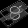 Oem Originalus „iPhone 15 PLUS“ dėklas, suderinamas su „MagSafe“ permatomu, sušalusio stiklo apvalkalu.