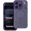 OEM dėklas, skirtas iPhone 17 PRO MAX, visiškai matinis, MagSafe violetinis dėklas