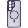 FULL Samsung S26 ULTRA visiškai matinis dėtuvės dangtelis, suderinamas su „MagSafe“, violetinis