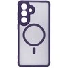 FULL Dėklas, skirtas Samsung S26 PLUS visiškai matiniam Mag dangteliui, suderinamas su MagSafe, violetinis