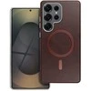 Oem GENTLEMAN MAG COVER dėklas suderinamas su MagSafe skirtas Samsung Galaxy A26 rudos spalvos