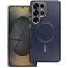 4Kom Oem GENTLEMAN MAG COVER dėklas suderinamas su MagSafe skirtas Samsung Galaxy A36 mėlynos spalvos