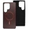 Oem GENTLEMAN MAG COVER dėklas suderinamas su MagSafe skirtas Samsung Galaxy A26 rudos spalvos