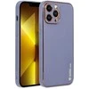 Dėklas telefonui Forcell LEATHER skirtas iPhone 12 Pro Max, mėlyna