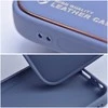 Dėklas telefonui Forcell LEATHER skirtas iPhone 12 Pro Max, mėlyna