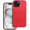 Oem Dėklas Leather Mag Cover (MagSafe) skirtas iPhone 15 raudonas