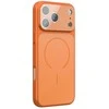 Dėklas Oem Case for iPhone 16 Make 17 compatible with MagSafe oranžinis