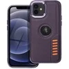 Dėklas Oem MILANO Case for IPHONE 12 / 12 Pro dark violetinė