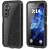 Oem Vandeniui atsparus dėklas SHELLBOX A16 skirtas Samsung Galaxy A16 juodos spalvos