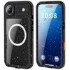 Dėklas Oem Case for iPhone 17 AIR Atsparus vandeniui Shellbox DOT compatible with MagSafe juodas