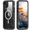 Oem Case for iPhone 15 PLUS Shellbox DOT waterproof MagSafe compatible juodas