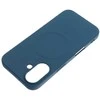 Oem Dėklas Silicone Mag Cover (big hole) (MagSafe) skirtas iPhone 16 Pro mėlynas
