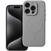 Dėklas Oem Case for iPhone 15 PRO Silicone Mag Cover compatible with MagSafe titanium pilka