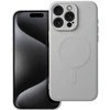 Oem Dėklas Silicone Mag Cover (MagSafe) skirtas iPhone 15 Pro Max titano spalvos