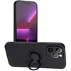 Dėklas Forcell Oem Case for iPhone 12 PRO MAX Silicone Ring juodas