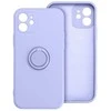 Dėklas Oem Case for iPhone 16 Silicone Ring violetinė