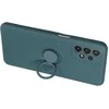 Oem SILICONE RING dėklas skirtas Samsung Galaxy A35 5G žalios spalvos