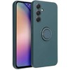 Oem SILICONE RING dėklas skirtas Samsung Galaxy A54 5G žalios spalvos
