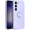 Dėklas Futerał SILICONE RING do SAMSUNG S23 violetinė