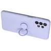 Oem SILICONE RING dėklas skirtas Samsung Galaxy S24 FE violetinės spalvos