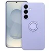 Oem SILICONE RING dėklas skirtas Samsung Galaxy S25 Plus violetinės spalvos