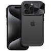 Dėklas Oem Case for iPhone 15 PLUS Slider juodas