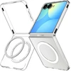 Dėklas SPIGEN AIRSKIN MAGSAFE GALAXY Z FLIP 8 SKAIDRUS/Baltas