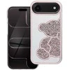 OEM dėklas, skirtas „iPhone 17 AIR“, rožinis meškiuko formos dėklas