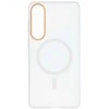 Oem GO Oranžinis MagSafe suderinamas dėklas, skirtas SAMSUNG S26 Edge, skaidrus