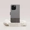 Dėklas Oem GOMMA Book skirtas Xiaomi Redmi Note 14 5G pilkos spalvos