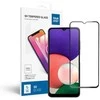 BlueStar Blue Star Apsauginis stiklas Blue Star - Samsung Galaxy A22 5G Full Face (full glue with frame/small size) - juodas Apsauginis stiklas Blue Star