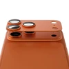 Oem AR+AF Full Metal Tempered Glass for IPHONE 17 PRO oranžinis