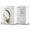 Guess ausinės Bluetooth ENC GUBH70E4PTMH baltos spalvos 4G Triangle Round Shape