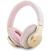 Guess Bluetooth on-ear ausinės GUBH604GEMP rožinė 4G Script
