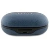 Guess ausinės Bluetooth GUTWSPGTSPSB TWS mėlynos spalvos Grained Classic Logo