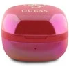 Guess ausinės Bluetooth GUTWSJ144ESF TWS fuschia Iridescent 4G Printed Logo