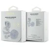 Guess Bluetooth ausinės GUTWSJ144ESH TWS + docking station baltos spalvos Iridescent 4G Printed Logo