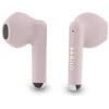 Guess ausinės Bluetooth GUTWSJ14ESGP TWS rožinės spalvos Printed Classic Logo