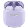 Guess ausinės Bluetooth GUTWSJ14ESGU TWS violetinės spalvos Printed Classic Logo