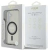 Dėklas Guess Rhinestones Printed Classic Logo MagSafe Samsung Galaxy S25 juodos spalvos